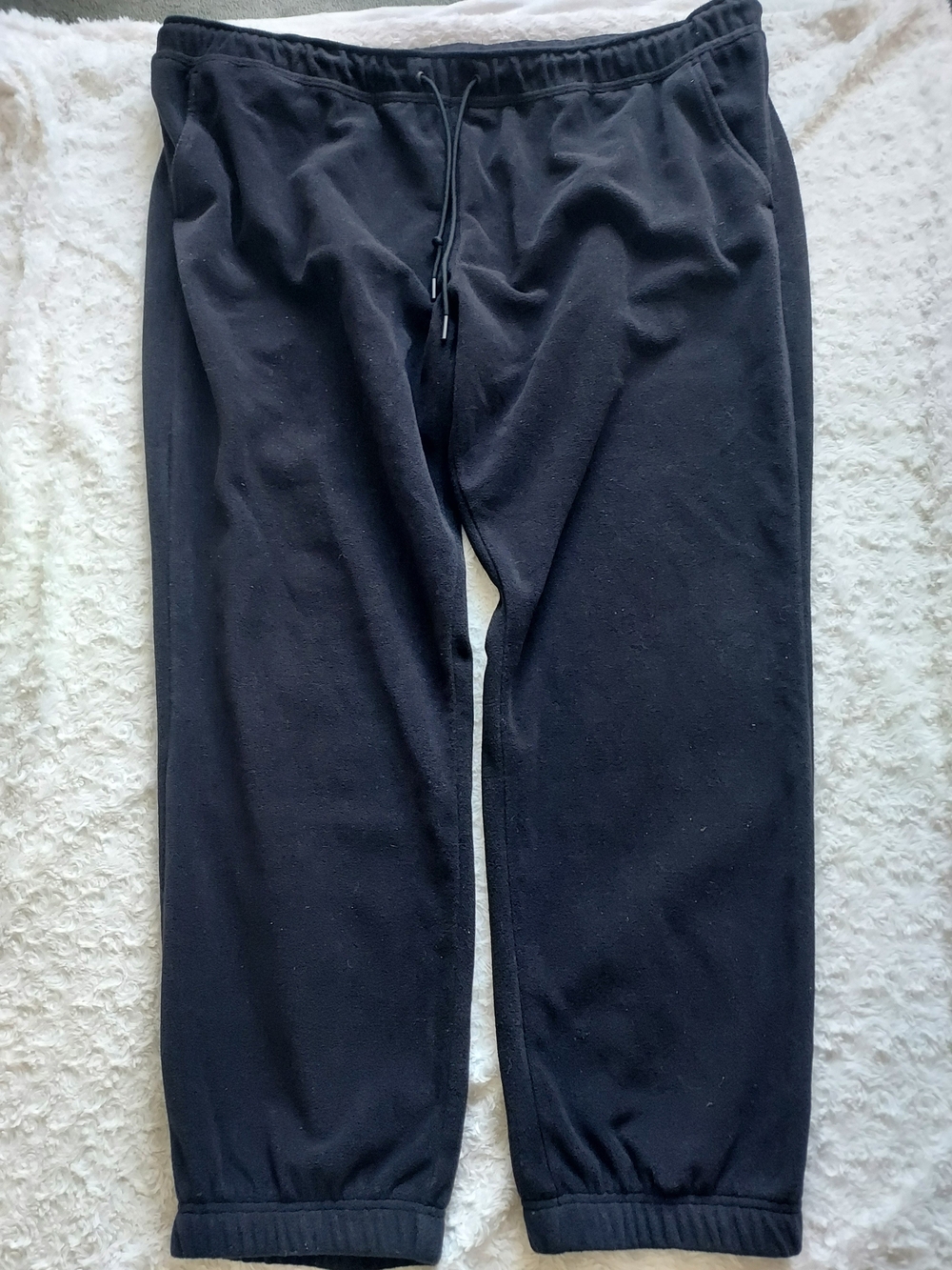 Xersion 4XLT Black Drawstring Joggers Comfort Casual Everyday Cool Weather